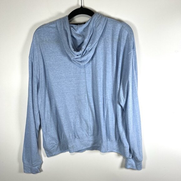 Nike Long Sleeve Hooded Blue‎ Graphic Print Top Drawstring Womens XL Athletic - Picture 7 of 9